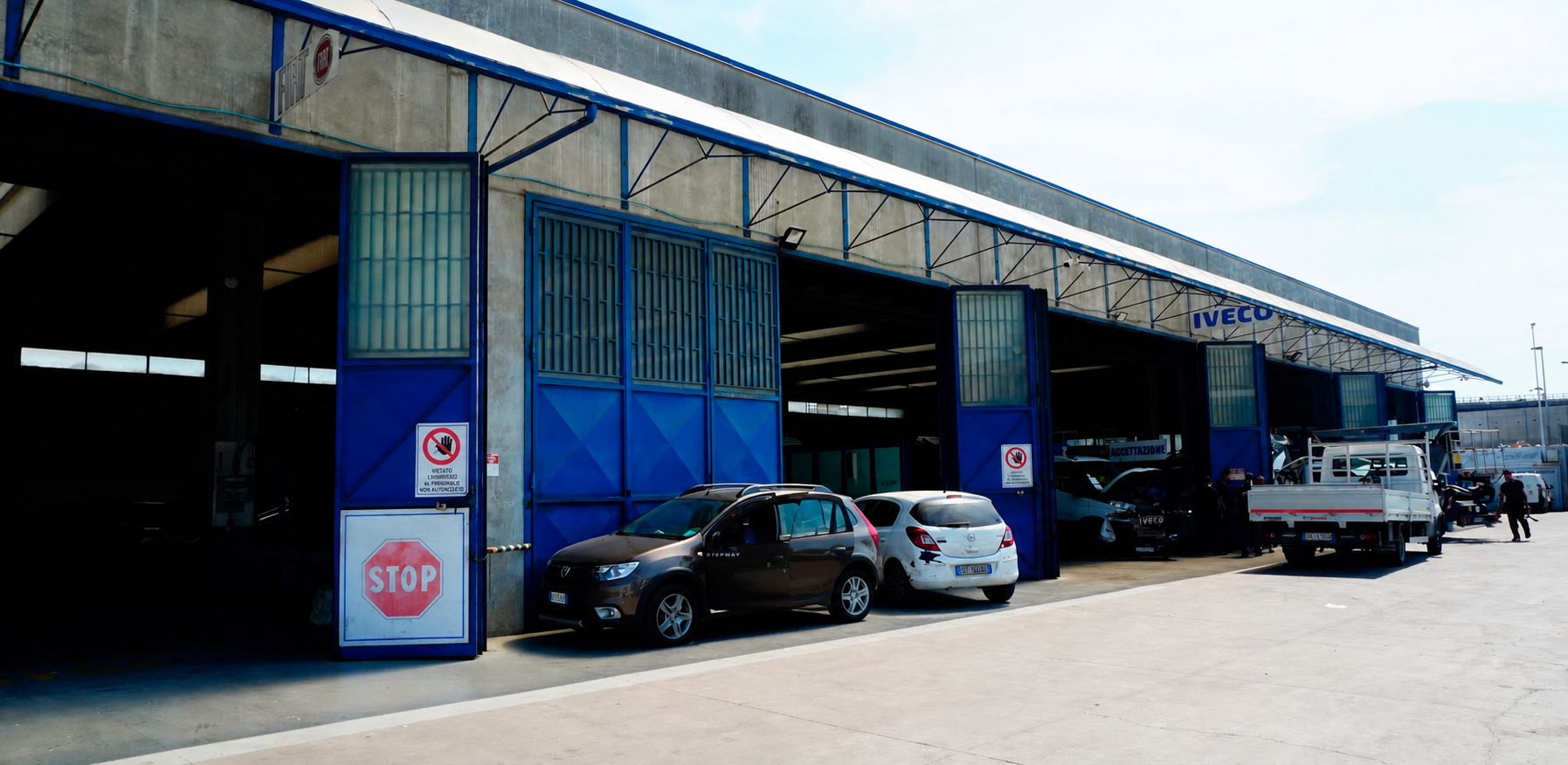 La sede dell’officina autorizzata IVECO Car Auto